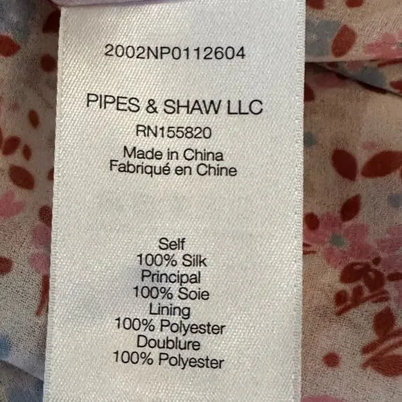 Veronica Beard Floral Silk Sean Mini Dress Size 8 - Picture 14 of 14